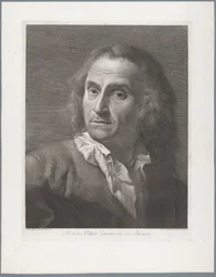 Portret van grafik Giovanni Marco Pitteri Marcus Pitteri Blue Engraver in Air (tytuł na obiekcie)