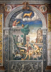 Fresk Giovanniego Marii Falconetto (1468-1535), Sala Zodiaku, Palazzo D