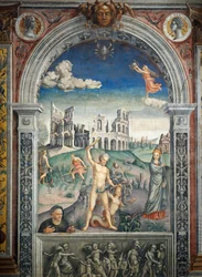 Fresk Giovanniego Marii Falconetto (1468-1535), Sala Zodiaku, Palazzo D