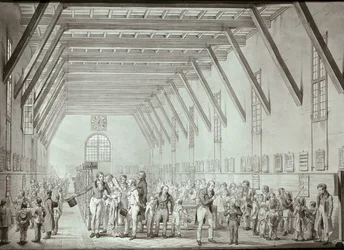 Mediolan. Szkoła wzajemnego nauczania w Santa Caterina (druk)