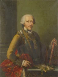 Portret króla Wiktora Amadeusza III Sardynii 1726-1796, XVIII wiek.