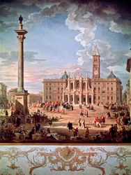 Piazza i kościół Santa Maria Maggiore