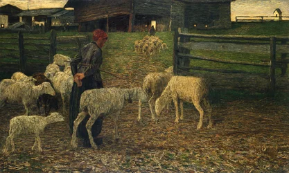 Powrót do składania — Giovanni Segantini (1858-1899)