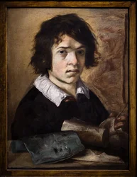 Portret młodego rysownika