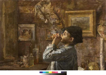 Ja też jestem malarzem lub Dyletantem lub Pracownia malarza, 1885