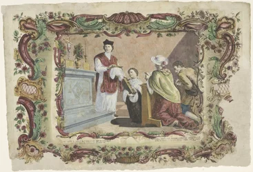 Modląc się za żywych i umarłych VII. opus misericordiae spiritualis / La septima obra de misericordia spiritualis (...) (tytuł na przedmiocie) Duchowe dzieła miłosierdzia (tytuł serii)
