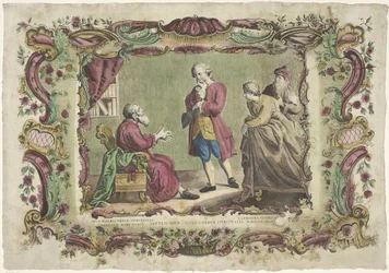 Ostrzeżenie grzeszników I. Opus misericordia spiritualis / La primera misericordia spiritualis (...). (tytuł na obiekcie) Duchowe dzieła miłosierdzia (tytuł serii)