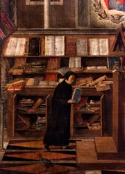 Święty Hieronim ukazuje się świętemu Augustynowi, około 1505-1510 (olej i tempera na płótnie)