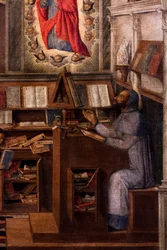 Święty Hieronim ukazuje się świętemu Augustynowi, około 1505-1510 (olej i tempera na płótnie)