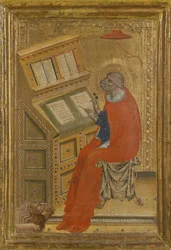 Św. Hieronim w swoim gabinecie, ok. 1430 r. (obraz na drewnie)