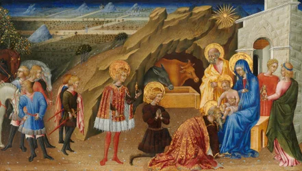 Adoracja Trzech Króli, c. 1450.