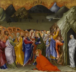 Wskrzeszenie Łazarza, 1426 (tempera i złoty płatek na desce)