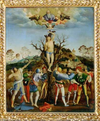 Męczeństwo świętego Sebastiana, początek XVI (obraz na płótnie)