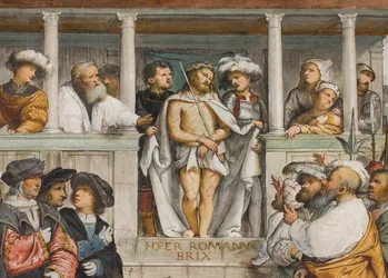 Nawa centralna, czwarte przęsło południowe, Ecce Homo, Girolamo Romanino