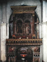 Organy św. Andrei, 1525 (olej i złoty liść na drewnie)