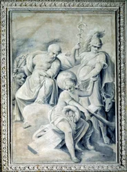 Alegoria roztropności i wartości trzymającej zakutą fortunę (obraz, ok. 1820-1826)