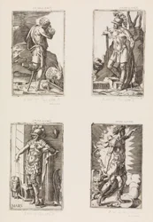 Jowisz, z Planets, tablica 2, 1530-70.