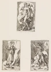 Mercurius, z Planets, tablica 6, 1530-70.