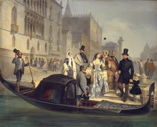Rodzina Tołstojów w Wenecji, 1855