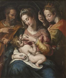 Święta Rodzina ze św. Katarzyną, ok. 1600