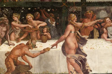 Wesele Kupidyna i Psyche, detal