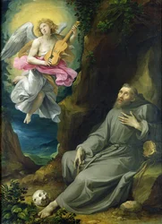 Ekstaza św. Franciszka z Asyżu, ok. 1593 (olej na płótnie)