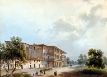 Mediolan, Villa Simonetta. Obraz Alinovi. Stendhal zmienił imię Angeli Pietragrua Lady Simonetta. Muzeum w Mediolanie, Mediolan