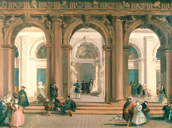 Wejście do Biblioteca Marciana, Piazzetta, Wenecja