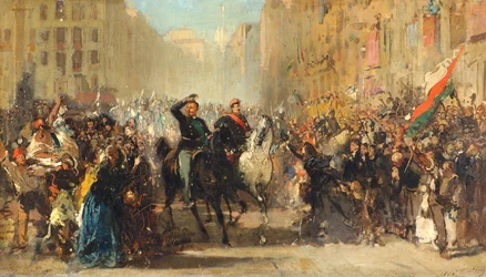 Wjazd Napoleona III i Wiktora Emanuela II do Mediolanu, 8 czerwca 1859