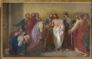 Prezbiterium, Giueppe Diotti, Niewiara św. Tomasza 1832