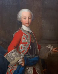 Portret Karola Emanuela IV Sardynii, autorstwa Giuseppe Dupra (1703-1784), olej na płótnie, 97, 8x79, 5 cm