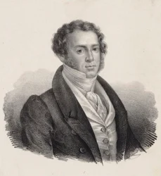 Portret kompozytora Saverio Mercadante 1795-1870.