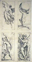 Karty tarota z XVII wieku autorstwa Giuseppe Marii Mitelli