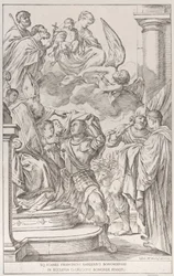 Tabliczka 11: Św. Wilhelm z Akwitanii, 1678.