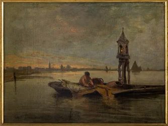 Zdrowaś Maryjo (Jedna noc w Sottomarina) (olej na płótnie)