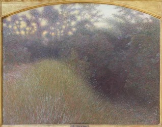 Zachód słońca, Giuseppe Pellizza da Volpedo (olej)
