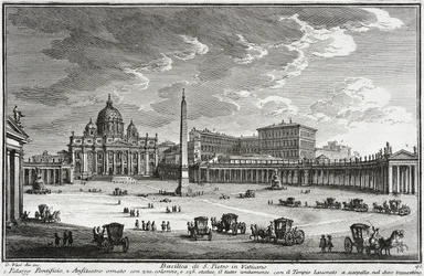 Bazylika św. Piotra, Watykan, ok.1753