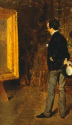 Portret dziennikarza Martino Cafiero, autorstwa Giuseppe de Nittis