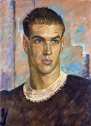Portret André Eglevsky 1937 (olej na płótnie)