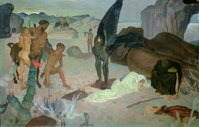 Repose on the Flight into Egypt, c.1922 