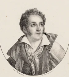 Portret kompozytora François Charles Mansui 1785-1847.