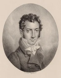 Portret skrzypka i kompozytora Josefa Maysedera 1789-1863.