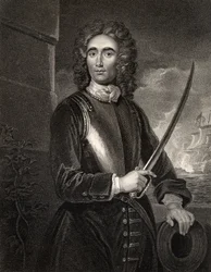 John Benbow, ryty WT Mote, z „The National Portrait Gallery, Volume IV”, wydana ok. 1820 (lito)