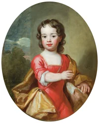 Portret Algernona Seymoura, hrabiego Hertford, późniejszego 7. księcia Somerset, w wieku około 4 lat, ok. 1688 r. (olej na płótnie)
