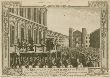 Egzekucja króla Karola I przed Bankietowym Domem, Whitehall, 30 stycznia 1649 r.