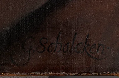 Autoportret (detal), przed 1706 (olej na płótnie)