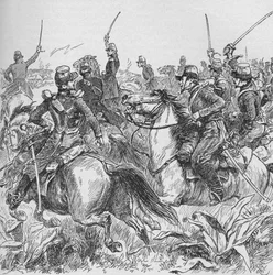 Schwytany przez odważne uderzenie Abd-El-Kadrs Smalah, 1902