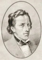 Fryderyk Francois Chopin, z Żywych biografii wielkich kompozytorów