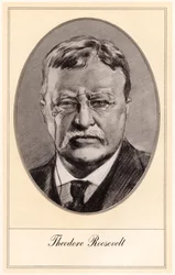 Theodore Roosevelt, 26 prezydent Stanów Zjednoczonych, początek XX wieku.