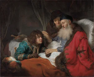 Izaak błogosławiący Jakuba